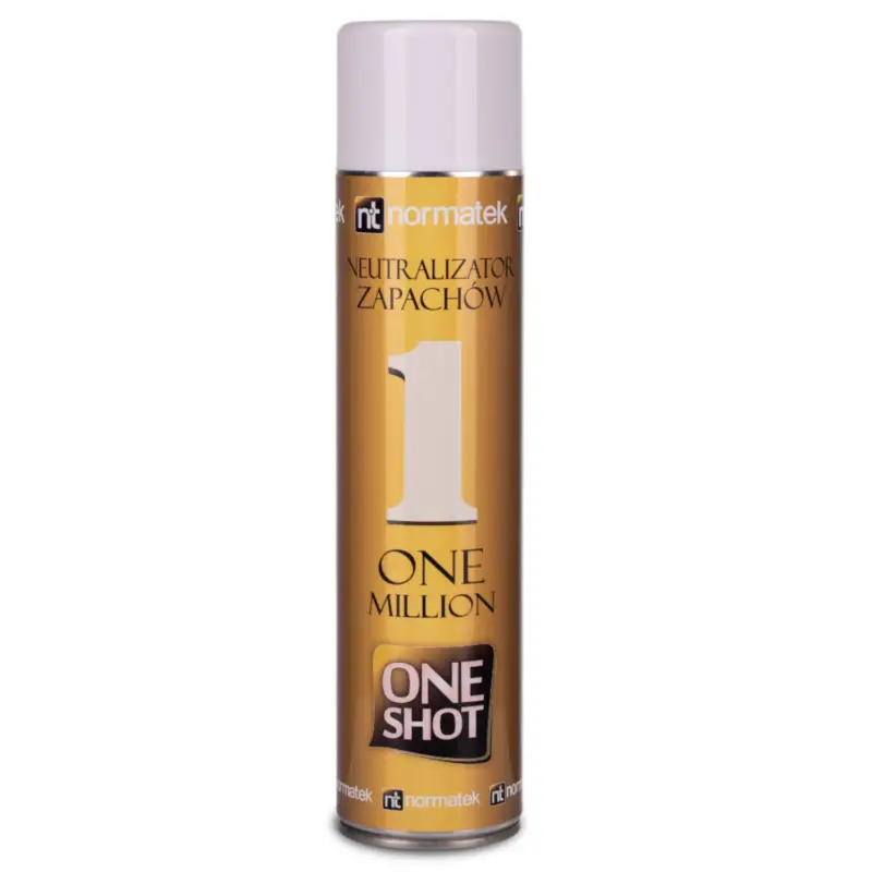 Cena promocyjna Normatek ONE SHOT One Million NT1095 – odświeżacz powietrza w aerozolu, luksusowy zapach inspirowany perfumami