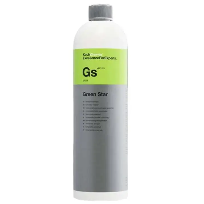 Oferta limitowana Koch Chemie Green Star 1L GS – skoncentrowany uniwersalny płyn czyszczący APC