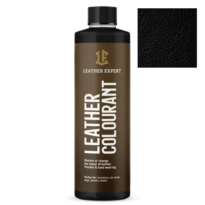 LEATHER EXPERT Leather Colourant 001 BLACK 500ml – czarna farba do skóry naturalnej Darmowa dostawa