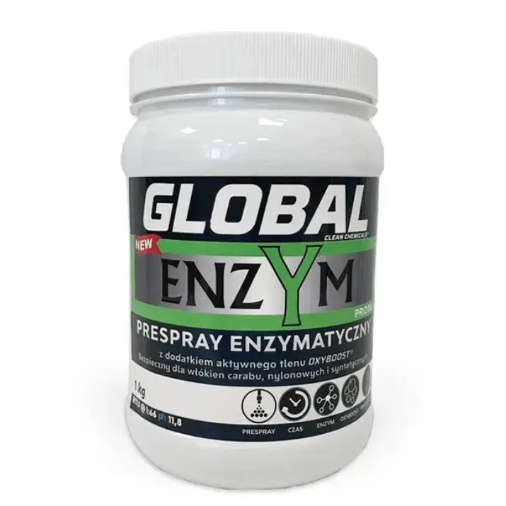 GLOBAL Enzym Pro98 1kg – profesjonalny prespray enzymatyczny w proszku Zamów dziś