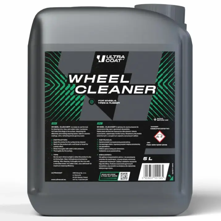 Okazja Ultracoat WHEEL CLEANER 5L – gotowy środek do czyszczenia felg, opon i gumowych dywników