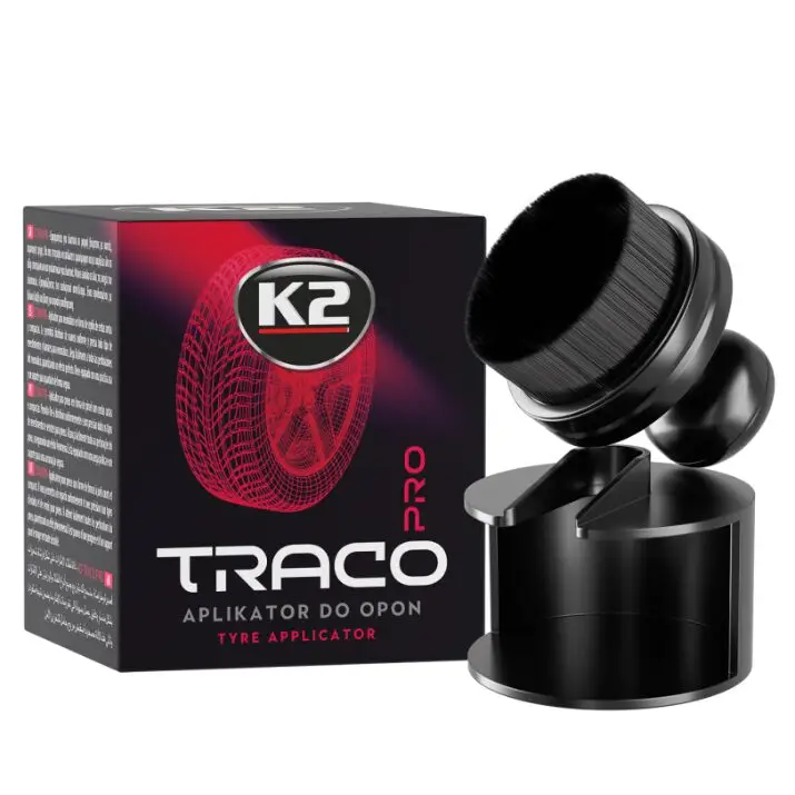 Cena promocyjna K2 TRACO PRO – profesjonalny aplikator do opon, pędzel do opon z uchwytem
