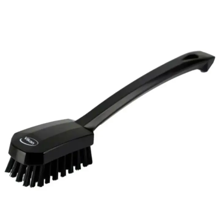 Cena promocyjna VIKAN szczotka do opon 30889 BLACK – twarda szczotka z rączką do mycia opon i dywaników