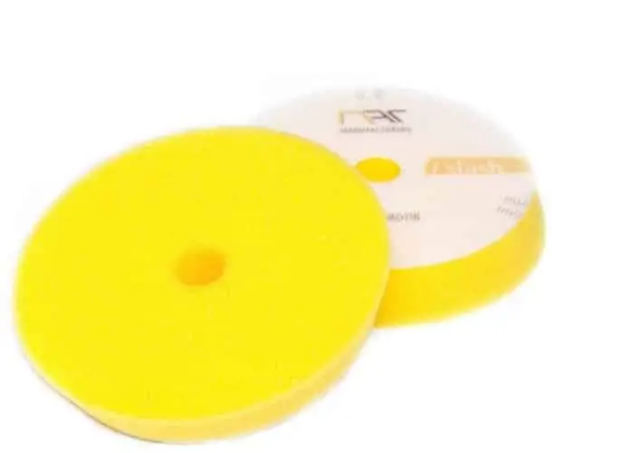 NAT Slash DA żółty 133/148mm – średnio twardy pad polerski gąbka polish Łatwy zwrot