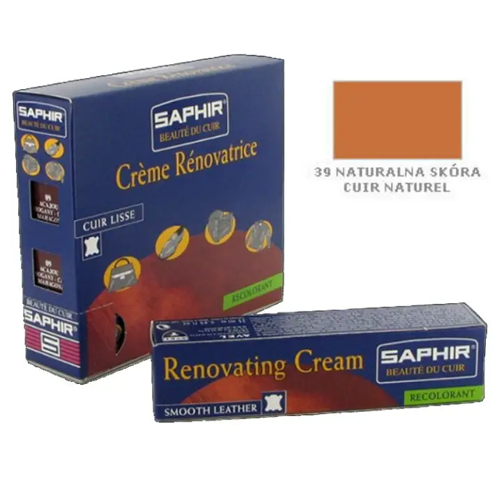 Darmowy zwrot SAPHIR BDC Renovating Creme 25ml #39 NATURAL LEATHER / NATURALNA SKÓRA – krem do renowacji skóry