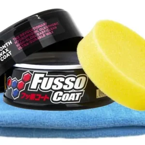 Łatwy zwrot Soft99 New Fusso Coat 12 Months Dark Wax – syntetyczny wosk do ciemnych lakierów ochrona do 12 miesięcy