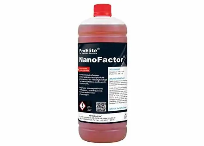 Ograniczona ilość ProElite NanoFactor 1L – bardzo mocna piana aktywna do mycia samochodów, motocykli, silników, wysoka koncentracja 1:100