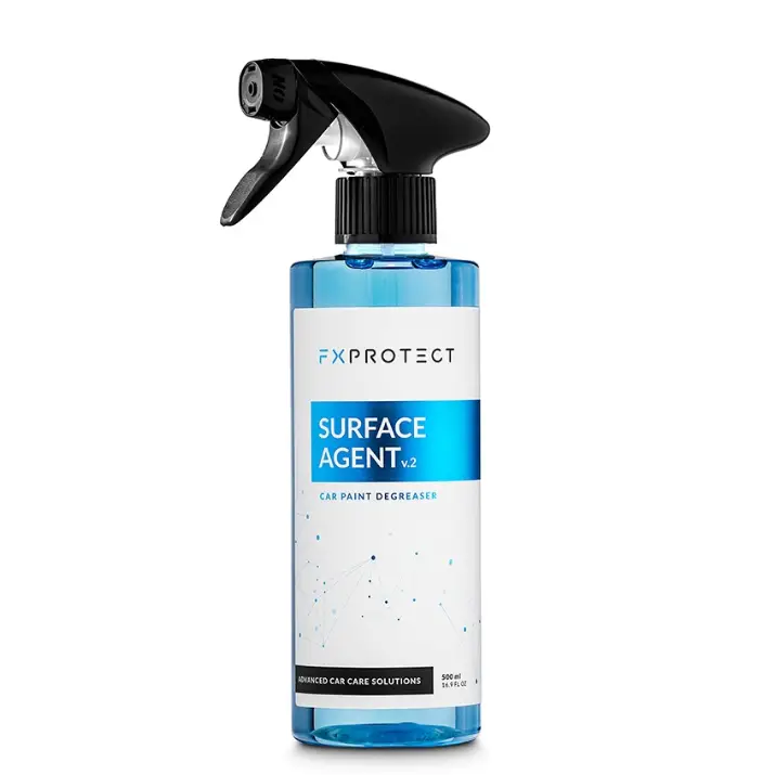 FX PROTECT Surface Agent 500ml – płyn inspekcyjny do odtłuszczania powierzchni przed powłoką Łatwy zwrot