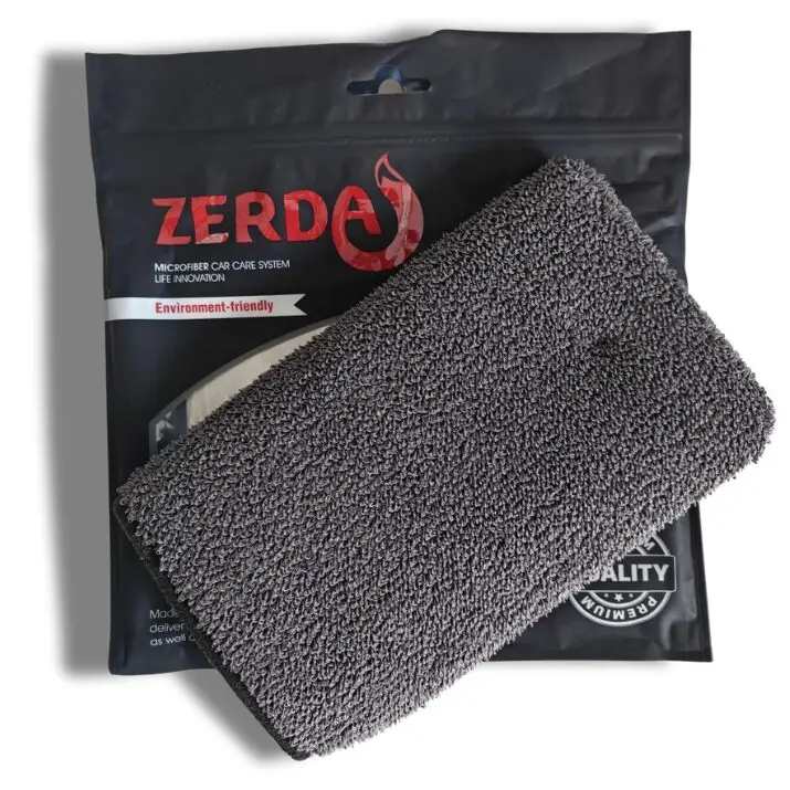 Nie przegap ZERDA Scrub Mitt rękawica do czyszczenia skóry, tkanin i plastików