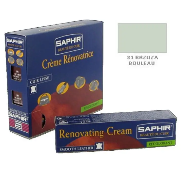 Ekspresowa dostawa SAPHIR BDC Renovating Creme 25ml #81 BRZOZA / BIRCH – krem do renowacji skóry