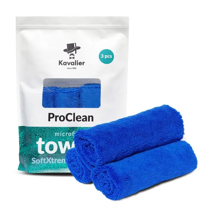 Kavalier SoftXtreme UltraSoft Touch 365gsm 41x41cm 3 PACK blue – zestaw dwustronnych mikrofibr Cena promocyjna