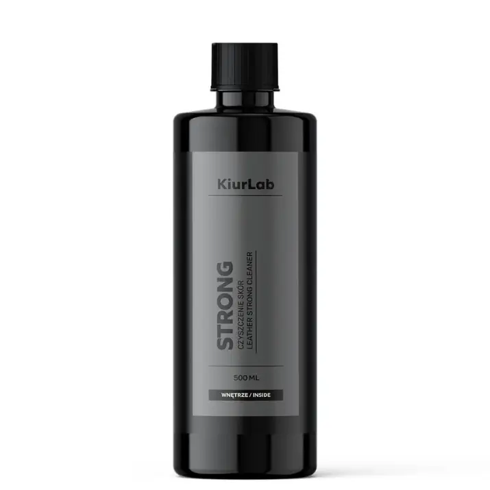 Hit sprzedaży KiurLab Strong Cleaner 500ml – mocny środek czyszczący do skóry naturalnej i ekoskóry