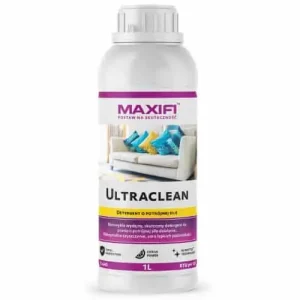 Maxifi UltraCLEAN 1L – zaawansowany, bezpieczny środek do prania tapicerki impregnowanej i dywanów wełnianych Tylko dziś