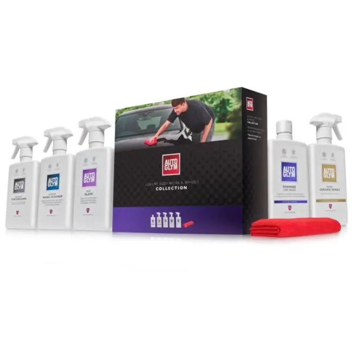 AUTOGLYM Luxury Bodywork & Wheels Collection – bogaty zestaw do mycia i zabezpieczania samochodu Obniżka ceny