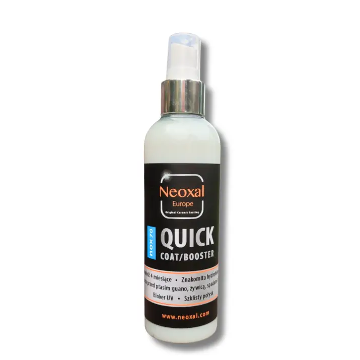 Neoxal SiO2 Quick Coat 200ml – nowa, szybka powłoka na bazie SiO2 Bezpieczne zakupy