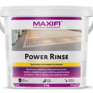 Cena promocyjna Maxifi Power Rinse 2kg – proszek do prania ekstrakcyjnego tapicerki materiałowej i alkantary