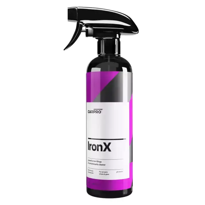 CarPro IronX 500ml – deironizacja, czyszczenie felg i lakieru, efekt krwawienia Ekspresowa dostawa