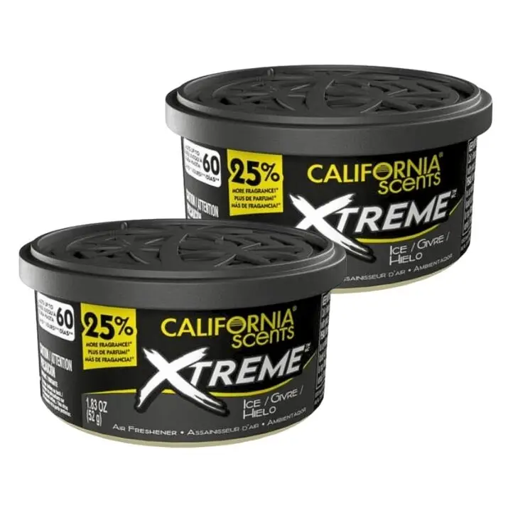 Bezpieczne zakupy California Scents XTREME Ice 2pack – intensywny zapach w puszce, męskie perfumy ZESTAW 2szt