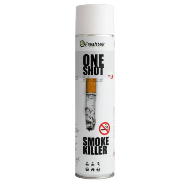 Dodaj do koszyka Freshtek ONE SHOT Smoke Killer 600ml – odświeżacz powietrza w aerozolu, neutralizator