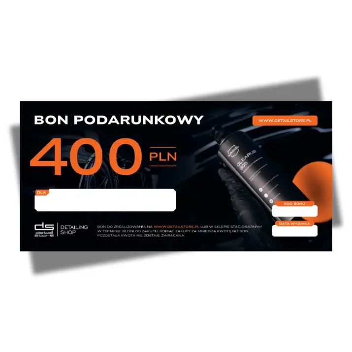 Wyprzedaż BON PODARUNKOWY 400zł – voucher podarunkowy idealny na prezent