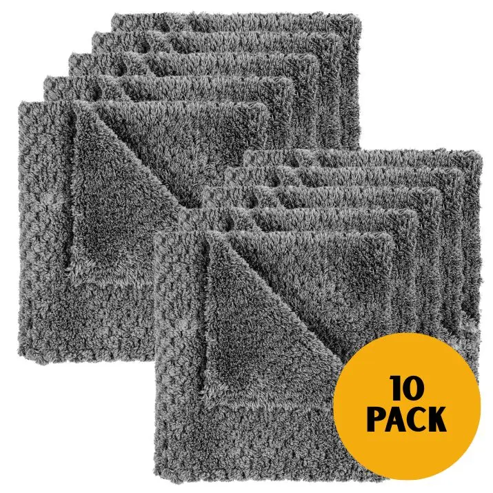 FX PROTECT Steel Grey 350gsm 40x40cm 10pack – hybrydowa puszysta mikrofibra do wosków i QD Popularny
