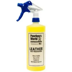 Poorboy’s World Leather Air Freshner 946ml – odświeżacz powietrza o zapachu skóry naturalnej, skuteczny neutralizator Super okazja