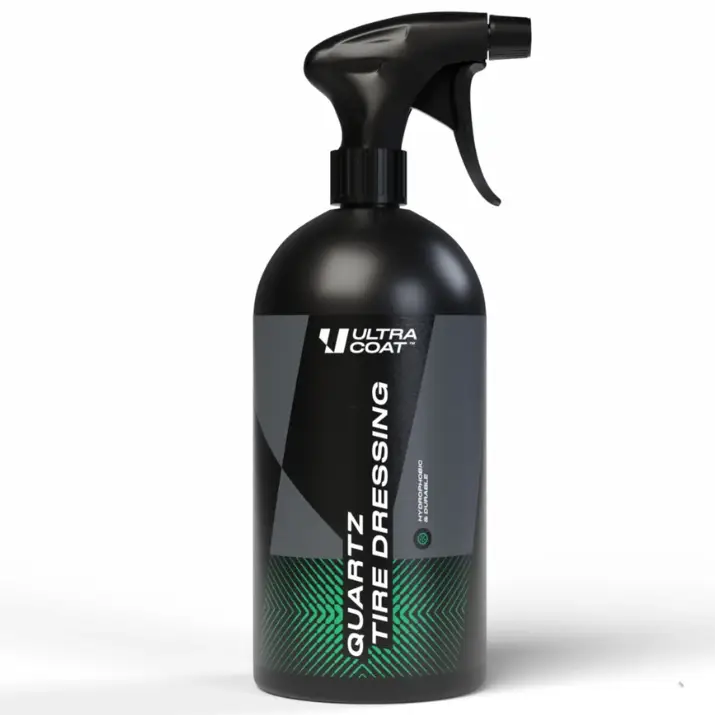 Oferta limitowana Ultracoat QUARTZ TIRE DRESSING 1L – trwały dressing do opon na bazie SiO₂ | hydrofobowa ochrona i głęboka czerń
