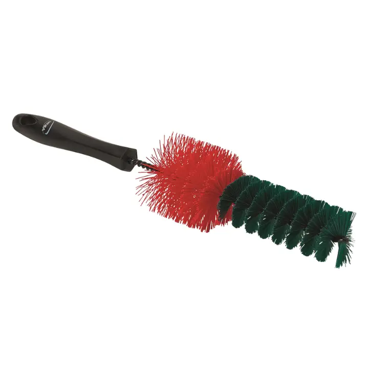 Nowość VIKAN 52535 Rim Brush Hard – twarda, krótka szczotka spiralna do mocno zabrudzonych felg