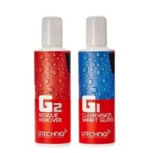 Nie przegap GTECHNIQ G1 100ml + G2 100ml CLEARVISION SMART GLASS – powłoka do szyb, niewidzialna wycieraczka, bardzo trwała