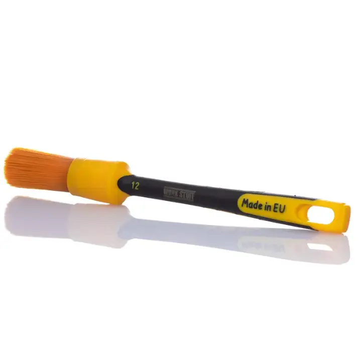 Work Stuff Detailing Brush RUBBER ALBINO Orange 24mm – ultra delikatne włosie z gumowaną rękojeścią Darmowa dostawa