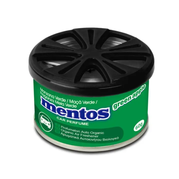 Najlepsza cena MENTOS Can Air Freshner GREEN APPLE – puszka zapachowa, jabłkowy zapach