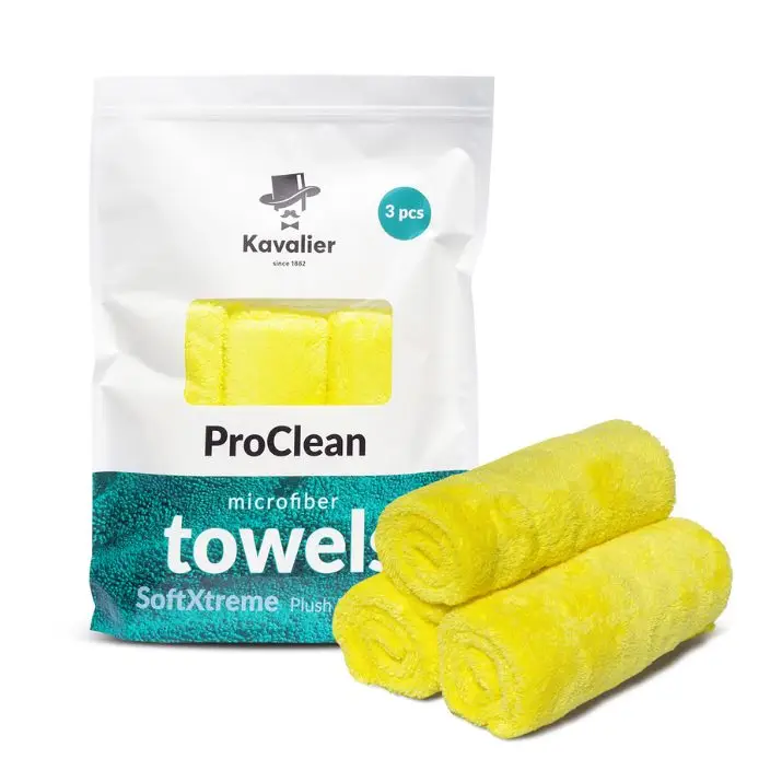 Kavalier SoftXtreme Plush Perfection 350gsm 41x41cm yellow 3 PACK Wyjątkowa oferta
