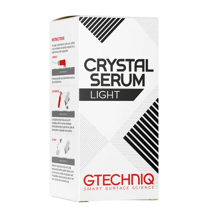 GTECHNIQ Crystal Serum Light 30ml – ceramiczna powłoka hydrofilowa, duża trwałość, super połysk Zamów teraz