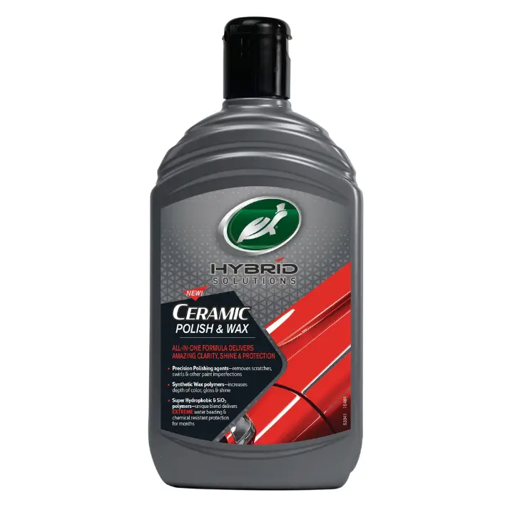 Ograniczona ilość Turtle Wax Hybrid Solutions Ceramic Polish & Wax 500ml – wosk czyszczący, AiO do lakieru