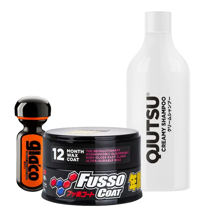 Wyjątkowa oferta Soft99 PROTECTION TIME Set Dark – wosk do lakieru + niewidzialna wycieraczka + szampon GRATIS