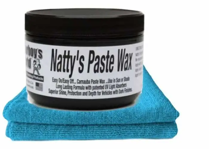 Oferta Poorboy’s World Natty’s Paste Wax BLACK – wosk do ciemnych lakierów, wosk do czarnego lakieru z Carnauba, mocny połysk 235ml