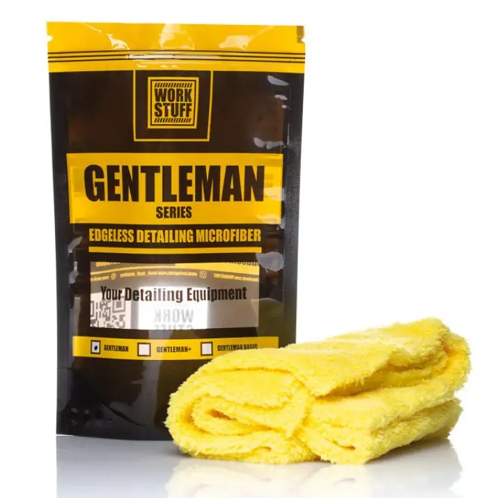 Work Stuff Gentleman 500gsm Yellow – delikatna mikrofibra do QD i wosków, cięta laserowo 40x40cm Najlepsza cena