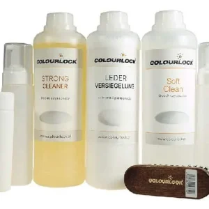 Colourlock ZESTAW DETAILERA 1x Strong Cleaner 1L + 1x Soft Cleaner 1L + 1x Leder Versiegelung 1L Ekspresowa dostawa