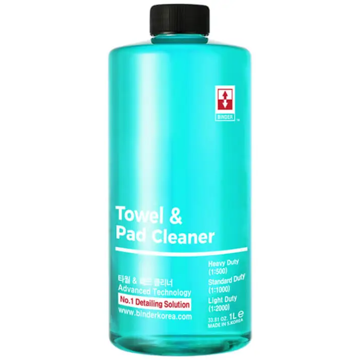 BINDER Towel & Pad Cleaner 1L – płyn do prania mikrofibr, padów i gąbek polerskich Tylko do końca tygodnia