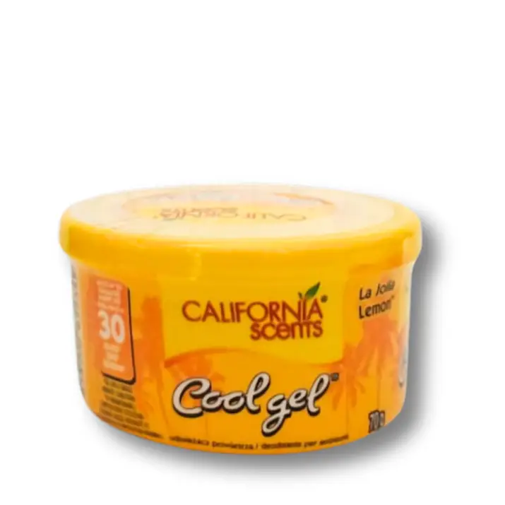 California Scents Cool Gel La Jolla Lemon – puszka zapachowa z żelem, trwałość do 30 dni Darmowa dostawa