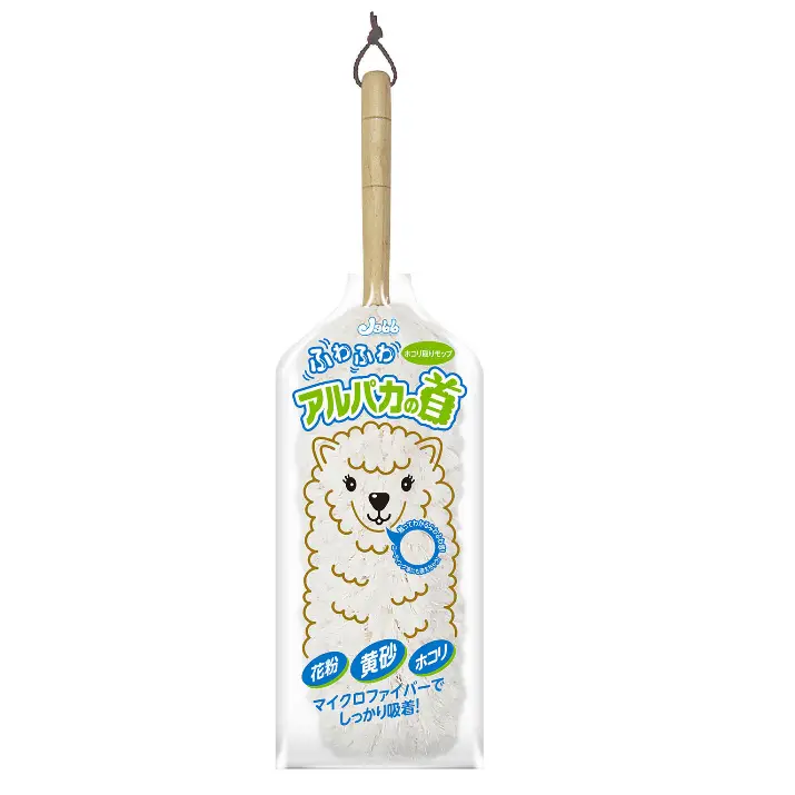 Dostępne od ręki Prostaff Chamois Microfiber Duster for Body „Alpaka No Kubi” – szczotka z bardzo miękkiej i delikatnej mikrofibry imitującej wełnę