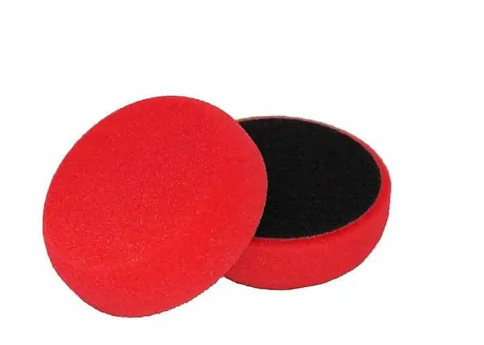 NAT gąbka polerska 80mm czerwona średnio miękka, twardy finish Oferta limitowana