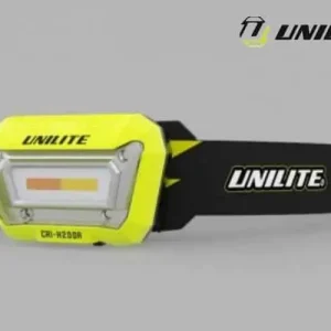 Promocja UNILITE CRI-H200R – latarka czołowa o 3 barwach światła, mocny akumulator, ładowanie przez USB