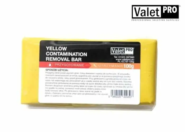 Oferta czasowa ValetPRO Yellow Poly Clay Bar – średnio twarda glinka do czyszczenia lakieru 100g