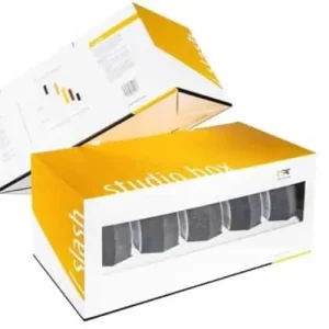 NAT Studio BOX SLASH DA grafit 133/148mm – zestaw 10 padów, bardzo twardy pad polerski, cutting Popularny