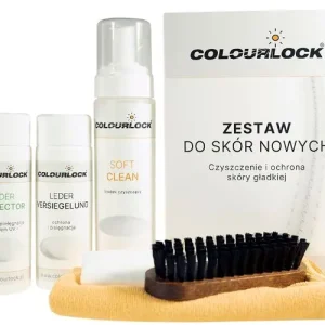 Sprawdź teraz Colourlock zestaw SOFT + Leder Protector 150ml – Zestaw do czyszczenia skóry z mleczkiem pielęgnującym
