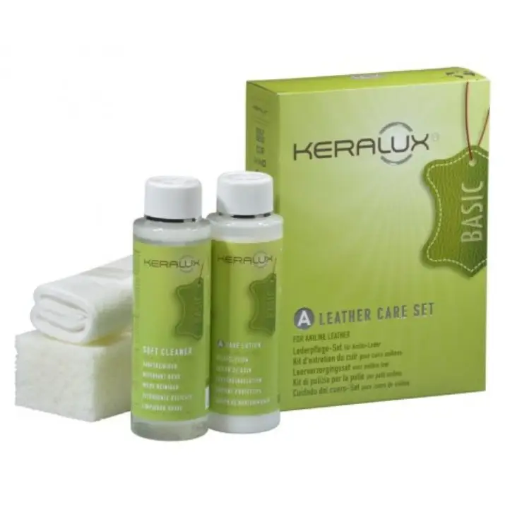 Oferta LCK KERALUX Leather Care Set A 2 x 200 ml – zestaw do pielęgnacji skór anilinowych / semi anilinowych