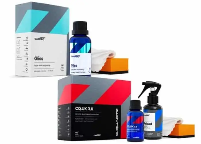 Zamów dziś CarPro C.Quartz UK 3.0 30ml KIT + CarPro C.Quartz GLISS 30ml – zestaw powłok do lakieru, 3 letnia ochrona lakieru