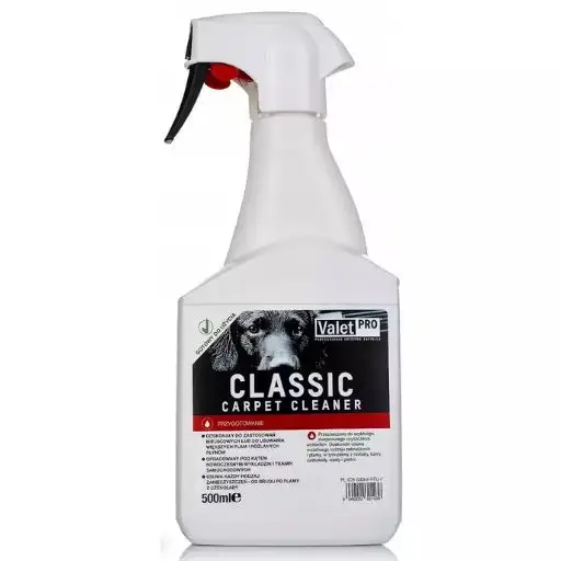 ValetPRO Classic Carpet Cleaner 500ml – gotowy środek do czyszczenia tapicerki i bonnetowania Wybór klientów