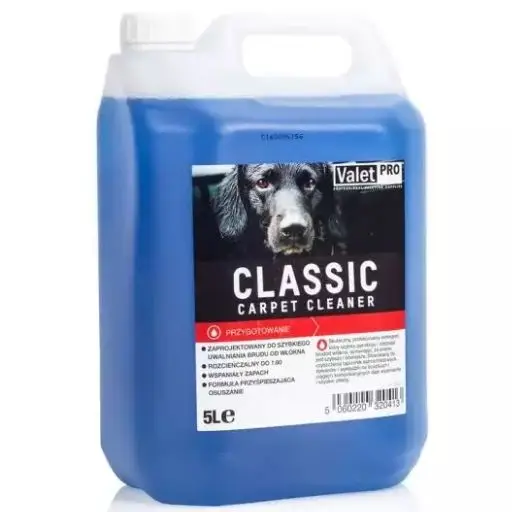 ValetPRO Classic Carpet Cleaner 5L – gotowy środek do czyszczenia tapicerki i bonnetowania Super okazja